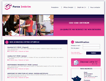 Tablet Screenshot of force-interim.com